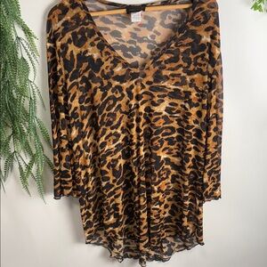 Jordan Taylor Animal Print Top